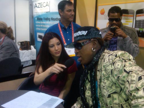 Rodman appears at CES convention in Las Vegas